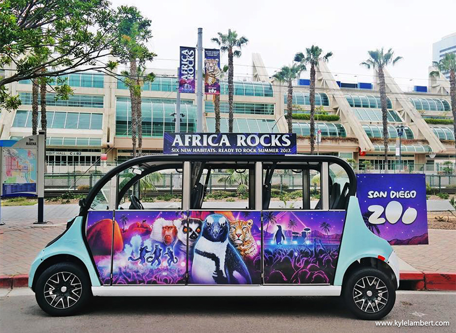 Africa Rocks San Diego Zoo - Free Ride Bus