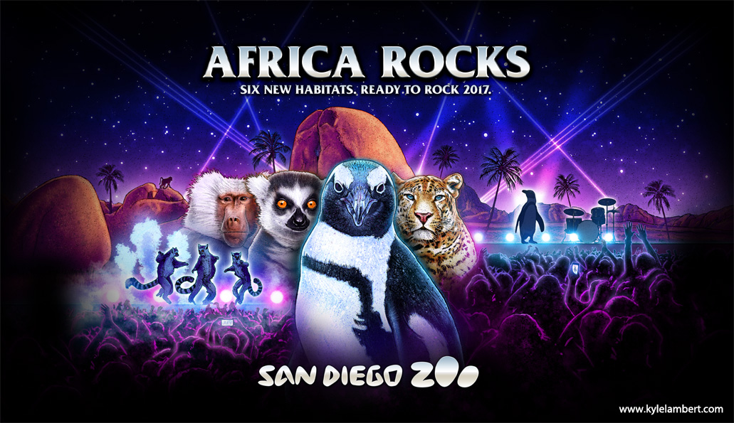 Africa Rocks San Diego Zoo - Campaign Key Art