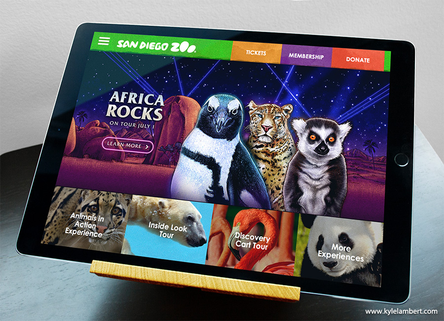 Africa Rocks San Diego Zoo - Website Front Page