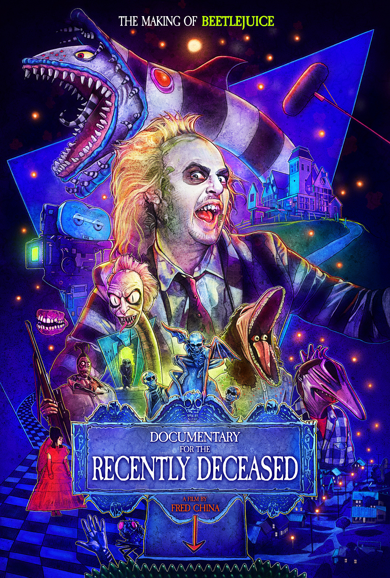 Beetlejuice - The Making of Documentary Poster by Kyle Lambert