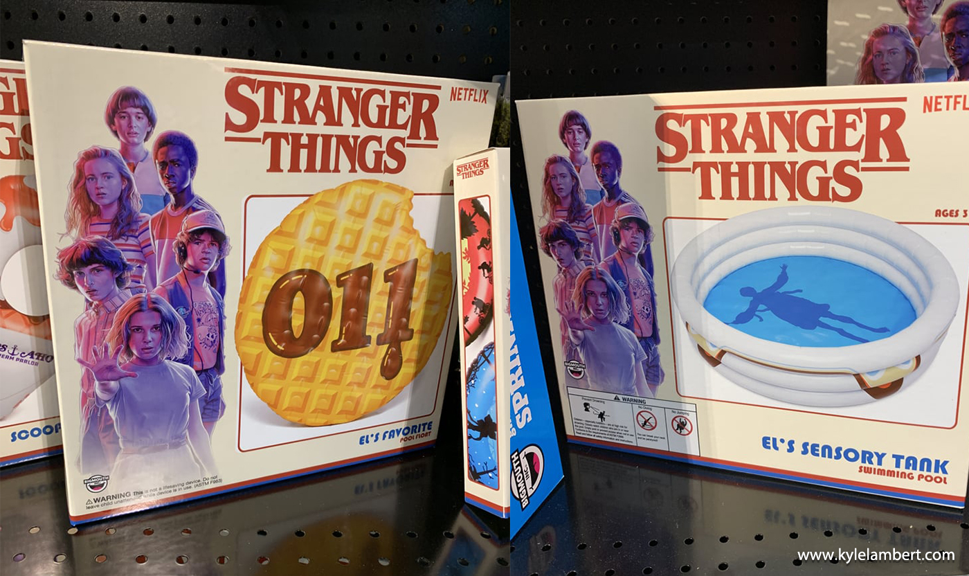 Kyle Lambert - Stranger Things 3 - Merchandise & Packaging Art