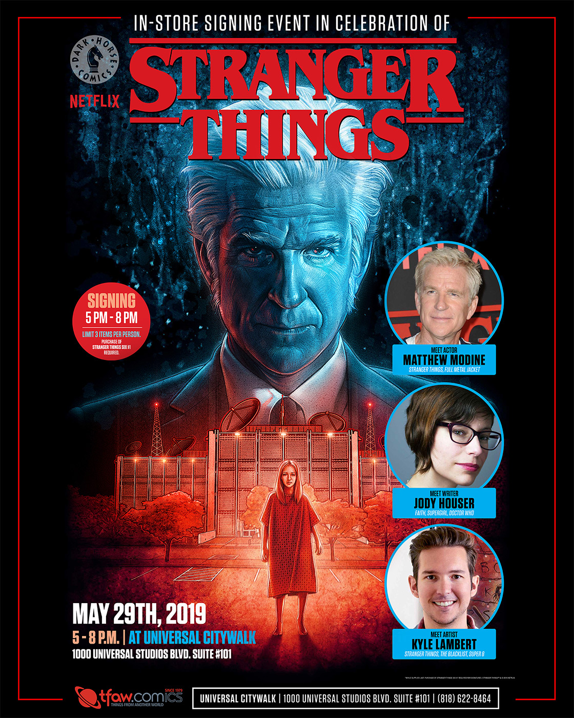 Stranger Things - Six - Signing