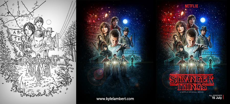 Stranger Things Poster for Sale by DBurkArt