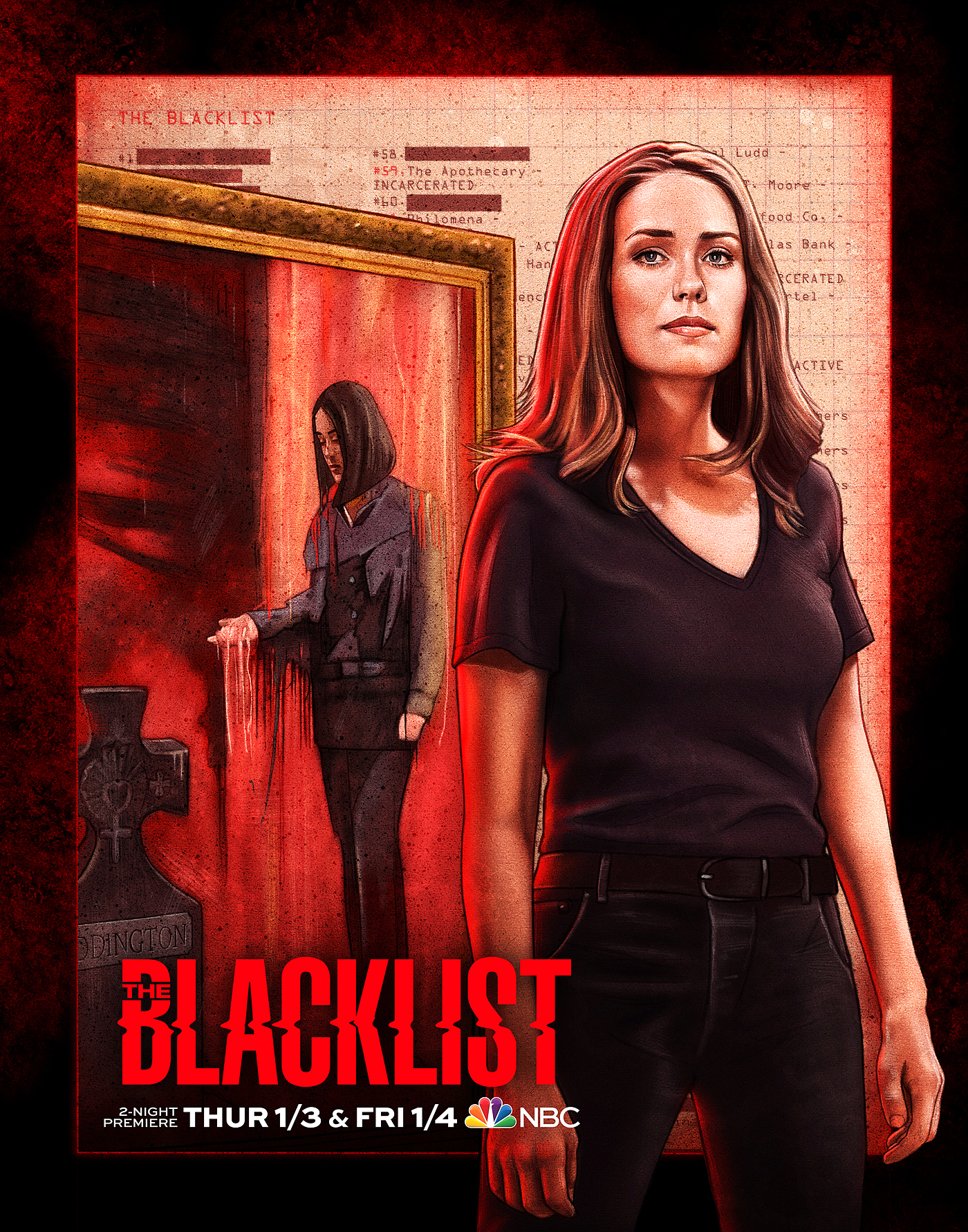 The Blacklist Season 6 Poster - Elizabeth Keen by Kyle Lambert