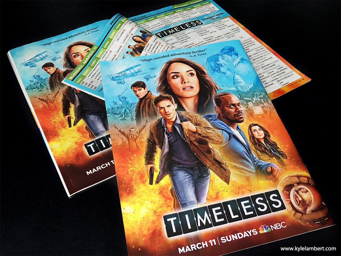 NBC Timeless - Season 2 Entertainment Weekly and TV Guide
