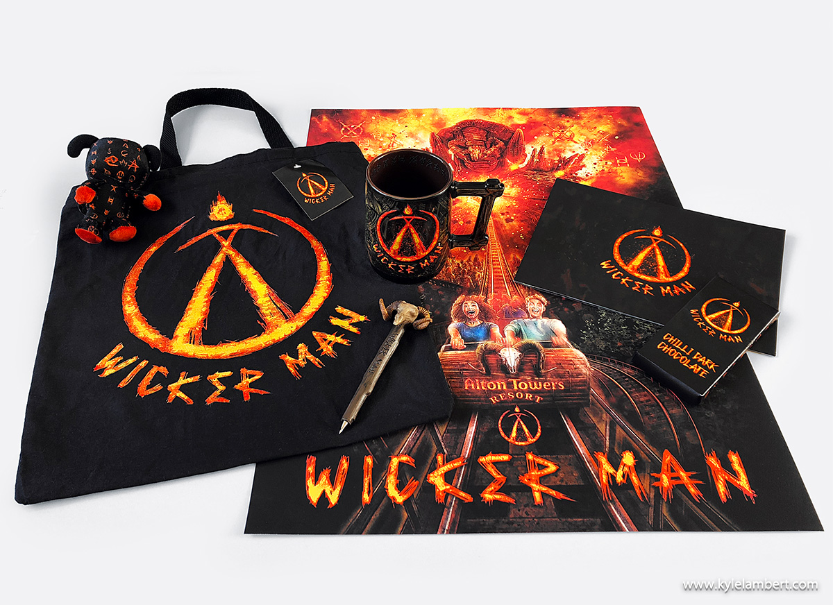 Wicker Man - Alton Towers Theme Park Poster - Merchandise